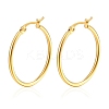 304 Stainless Steel Hoop Earrings X-PW-WG89744-04-1