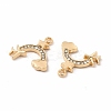 Rack Plating Eco-friendly Alloy Rhinestone Pendants FIND-A025-17G-02-2
