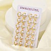 PVD Vacuum Plating 304 Stainless Steel Huggie Hoop Earrings for Women EJEW-F280-07K-G-1
