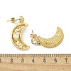 Ion Plating(IP) 304 Stainless Steel Stud Earrings EJEW-A119-20G-5