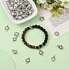 72Pcs 4 Styles Tibetan Style Alloy Pendants FIND-SC0019-40AS-5