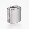 Tarnish Resistant 304 Stainless Steel Grooved Beads STAS-A033-012P-1