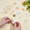 18Pcs 9 Styles Silicone Heelpiece Adhesive Pads AJEW-AR0004-88-4