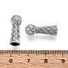 Tibetan Style Alloy End Caps TIBE-T016-05AS-3
