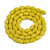 Opaque Solid Color Beads Strands EGLA-N013-P8mm-D06-2