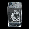 3D Laser Engraving Animal Glass Figurine LS-DJEW-R013-01D-3