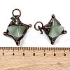 Natural Green Aventurine Merkaba Star Pendants G-C144-01R-05-3