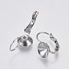 Tarnish Resistant 304 Stainless Steel Leverback Earring Settings LS-STAS-I097-021-8mm-2
