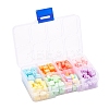 240Pcs 8 Colors Opaque Acrylic Multi-Strand Links MACR-YW0001-45-4