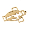 304 Stainless Steel Pendants STAS-G355-04G-2