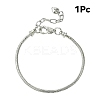 1Pc Brass European Style Bracelets For Jewelry Making MAK-YW0001-19-1