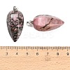 Natural Rhodonite Pendants GG-K002-16I-3