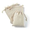 Cotton Packing Pouches Drawstring Bags ABAG-R011-13x18-1