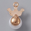 Resin Imitation Pearl Pendants FIND-TAC0002-041C-2