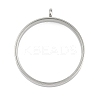 304 Stainless Stee Locket Pendants STAS-S132-16P-07-1