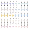 Plastic Cross Pendant Decorations HJEW-JM04519-2