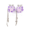 Handmade Luminous Polymer Clay Rhinestone Beads CLAY-H003-09P-01-2