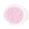 Transparent Spray Painted Glass Beads LS-EGLA-N018-4mm-11-1