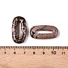 Natural Rhodonite Oval Pendants G-N342-105L-3