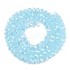 Electroplate Glass Beads Strands EGLA-A044-J4mm-B04-3