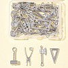 38Pcs 19 Styles Alloy Pendants FIND-FS0003-89-6