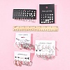 5 Sets 5 Styles Alloy & Plastic Pearl & Acrylic & Rhinestone Earring Sets EJEW-FS0001-24-2