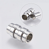 Tarnish Resistant 304 Stainless Steel Magnetic Clasps with Glue-in Ends LS-STAS-F139-078P-1