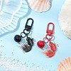 Acrylic Goldfish Pendant Decorations HJEW-JM03001-1