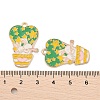 Animal Forest Theme Zinc Alloy Enamel Pendants FIND-Z065-01G-3
