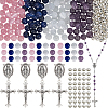 DIY Rosary Bead Necklaces Making Finding Kits DIY-SC0031-63-1