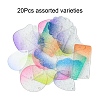 20Pcs Acrylic Pendants OACR-YW0002-36C-1
