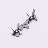 Zinc Alloy Bag Lock Catch Clasps DIY-TAC0015-02B-2