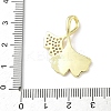 Brass Micro Pave Cubic Zirconia with Enamel Pendants KK-Z134-14G-03-3