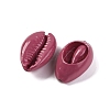 Baking Paint Cowrie Shell Beads SSHEL-M023-01J-2