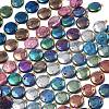Electroplated Natural Druzy Geode Crystal Beads Strands G-G459-04-1