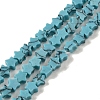 Dyed Synthetic Turquoise Beads Strands G-G085-B32-01-1