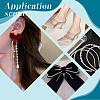 Plastic Pearl Bead Cup Chains CH-WH0013-01A-S-5