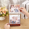Rectangle Wooden Calendar Photo Album with 24 Sheets Plastic Sleeves and Stainless Steel Rings DIY-WH0542-33A-02-3