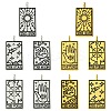15Pcs 5 Styles Tibetan Style Alloy Pendants TIBEP-YW0001-76AG-2