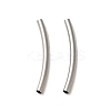 Non-Tarnish 304 Stainless Steel Tube Beads STAS-C091-02B-P-1