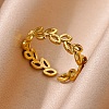 304 Stainless Steel Finger Rings for Women LS-RJEW-U060-02G-1
