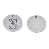 Non-Tarnish 304 Stainless Steel Charms STAS-T059-26P-S-3