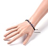 Adjustable Natural Lapis Lazuli(Dyed) Braided Bead Bracelets BJEW-JB04599-05-4
