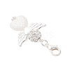 ABS Plastic Imitation Pearl Pendant Decorations HJEW-JM03510-02-4