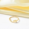 304 Stainless Steel Cuff Rings for Women RJEW-D285-01G-M-4