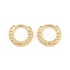 Brass Huggie Hoop Earrings KK-CBA8324-18E-G-4