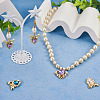 28Pcs 14 Styles Glass Rhinestone Pendants ALRI-TA0001-17-6