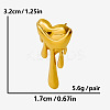 Stylish 304 Stainless Steel Heart-shaped Stud Earrings EM8076-2-2