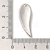 304 Stainless Steel Rhinestone Pendants STAS-P371-060P-3