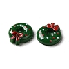 Christmas Opaque Resin Cabochons RESI-K019-34-3